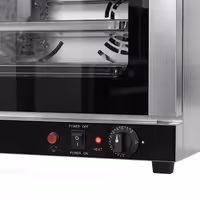 Commercial Convection Oven with Steam Injection – Manual Controls – for 4 × GN 1/1 – with Timer – incl. 3 Baking Trays