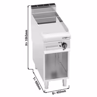 Plită de gătit electrică – 5,7 kW – netedă – cu finisaj lucios