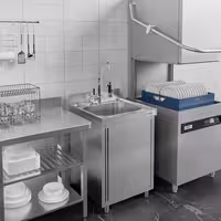 Sudoper s ormarićem ECO - inox - 600 x 600 mm - s 1 koritom - korito sredina