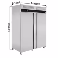 Szafa chłodniczo-mroźnicza PREMIUM – GN 2/1 – 1400 L – z 2 drzwiami