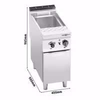Električno kuhalo za tjesteninu - 40 litara - 10,0 kW - s ispusnom slavinom - Lorenzo 900