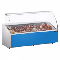 Serve Over Counter - 2506mm - front panel light blue - capacity 512 litres
