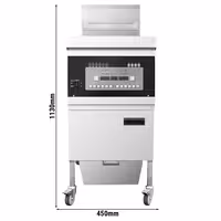 Električna friteza - 26 L - 14,2 kW - elektroničko upravljanje - sa sustavom filtriranja ulja