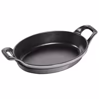 STAUB | SPECIALITIES - Posuda za pečenje - Ovalna - 210 mm - Lijevano željezo - Grafit siva boja