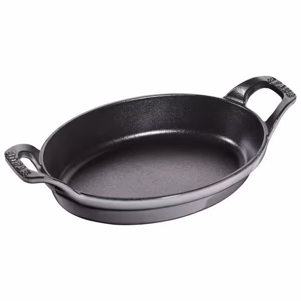 STAUB | SPECIALITIES - Posuda za pečenje - Ovalna - 210 mm - Lijevano željezo - Grafit siva boja