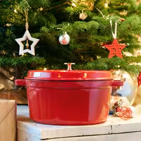 STAUB | LA COCOTTE - Cocotte - Ø 300 mm - Lijevano željezo - Crvena boja trešnje