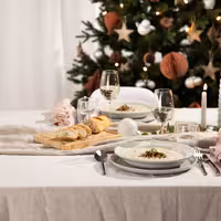 STAUB | Dining Line Ceramic Flat Plate – Ø 22 cm - White Truffle