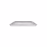 Blacha ekspozycyjna – stal nierdzewna – 393 x 268 x 40 mm – z obrzeżem