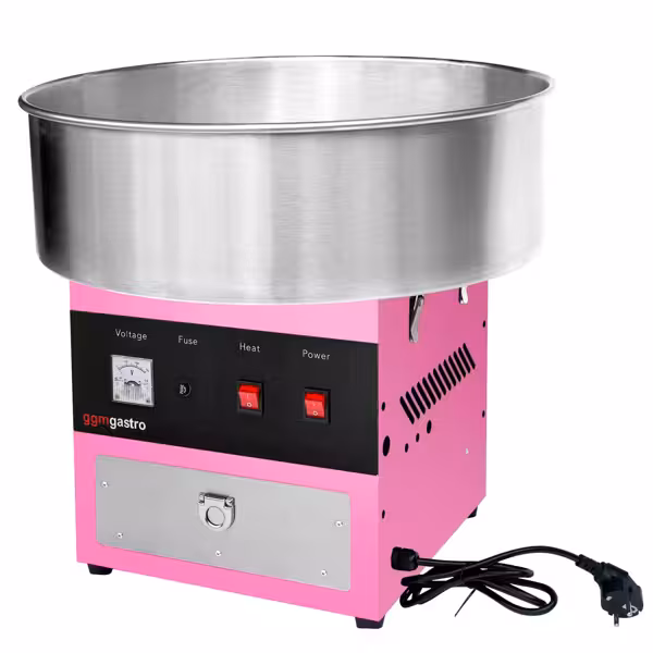 Tezgah Üstü Pamuk Şeker Makinesi - Ø520mm - 950W - Pembe