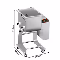 Mješalica za meso - kapacitet 50 kg - 1,5 kW - reverzibilno miješanje
