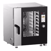 Commercial Electric Combi Oven - Touchscreen Controls - 7x GN 1/1 - 7" TFT touchscreen - incl. Automatic washing system & Core temperature probe