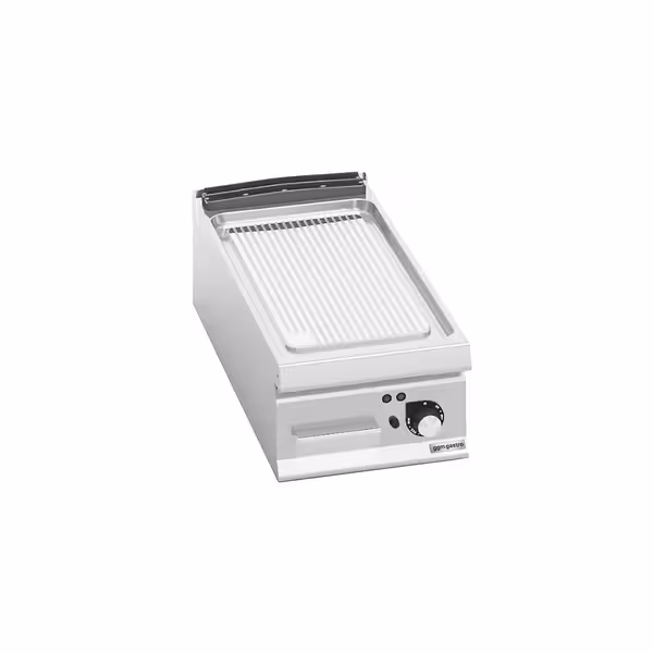 Elektromos rostlap - 6,6 kW - Bordázott - asztali