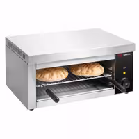 Salamandra elétrica PROFISSIONAL - teto móvel - 2,0kW - 230V - 4 níveis - para pão pita