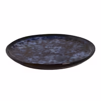 (4 adet) BAMA BLUE - Düz Tabak - Yuvarlak Düz - Steinzeug, Ø150mm, Mavi