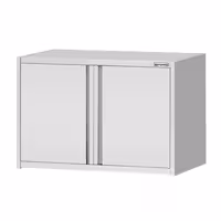 خزانة حائط ستانلس ستيل ECO - 800x400mm - مع باب ذو أجنحة - ارتفاع 650 mm