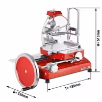 Profesionālais Spararata šķēlētājs Rustic - Asmens: Ø 250 mm - sarkans