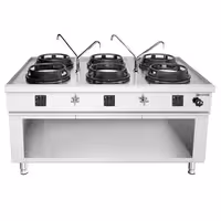 Fogão wok a gás - 90kW - 6 queimador(es) - incl. 4 torneira(s)