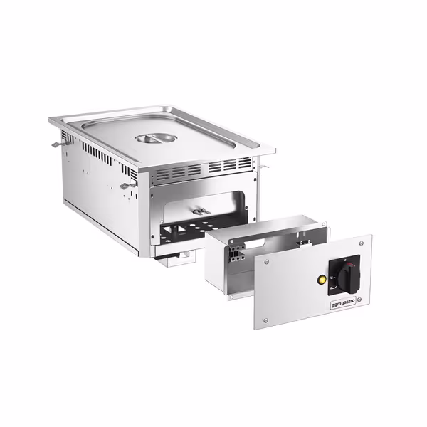 Ugrađena električna vodena kupka – 1,5 kW – 1x GN 1/1 – s odvodnim slavinom