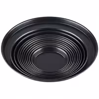 (10 kom) Pleh za pizzu - plavi pleh - Ø 180 mm - Visina: 25 mm - crni premaz