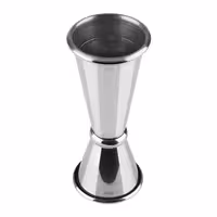 (6 pz) Misurino da bar doppio - Acciaio inox - 2.5cl & 5cl - con graduazioni interne 1.5cl & 3.5cl