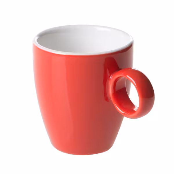 (6 kom) BART COLOUR CAFE - Šalica za espresso - 65 ml - Crvena