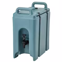 CAMBRO | CAMTAINERS® Commercial Insulated Beverage Dispenser – 9.5 L – Slate Blue – Stackable – NSF