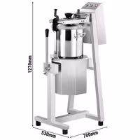 Commercial Food Processor - for Vegetables & Hummus - 30L - 3 kW - 400V - 600-2800 rpm