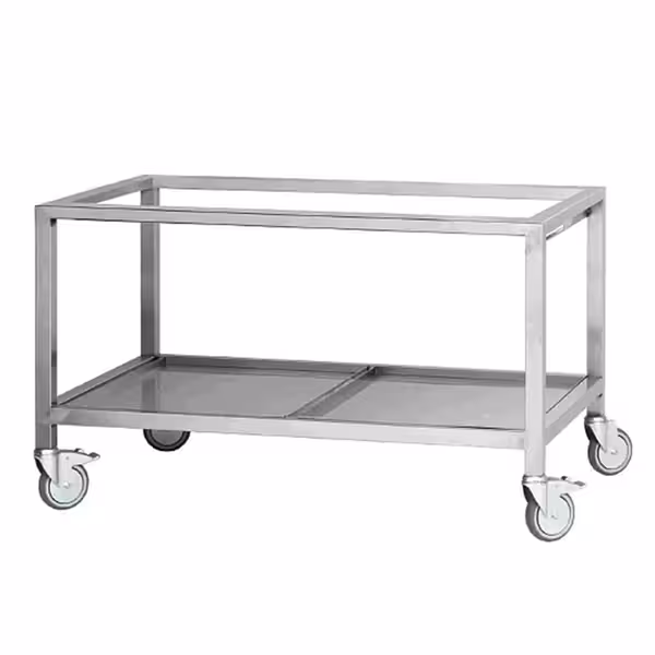 Mobile Open Stand  L Series - 1528x600x810mm - with Wheels - for Lamb & Suckling Pig Grills LGM & LEM