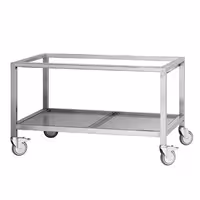 Mobile Open Stand L Series - 1528x600x810mm - with Wheels - for Lamb & Suckling Pig Grills LGM & LEM