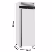 Szafa chłodnicza ECO – stal nierdzewna – 600 L – z 1 drzwiami
