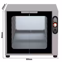 Commercial Dough Prover - Manual - 8x EN 600x400mm or GN 1/1