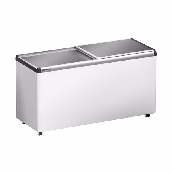LIEBHERR | Zamrażarka skrzyniowa - 449 litrów - z aluminiową przesuwaną pokrywą - Biała