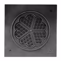 (2 pcs) Waffle Iron Plates WEERM2 - Heart Shape
