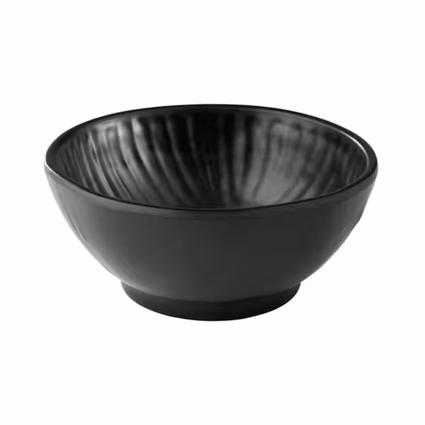 (6 adet) Kase - AIKO - Melamin - 0,6L - köşeli - 160x160mm - Derinlik:70mm - Siyah