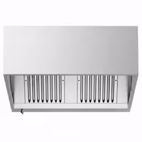Zidna Profesionalna kutijasta napa - dubina 1100 mm - s filtrom i s rasvjetom