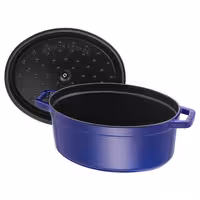 STAUB | LA COCOTTE - Kookpot - Ovaal - 330mm - Gietijzer - Donkerblauw