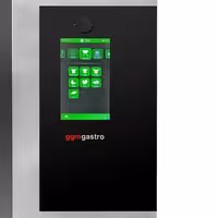 Commercial Electric Combi Oven - Touchscreen Controls - 20x GN 1/1 - incl. Automatic washing system, Core temperature probe & Trolley