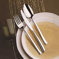 (12 pcs) Table fork - Stella - 18/10 stainless steel - 202mm - Mirror