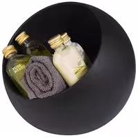 Kase - MOON - Melamin & Silikon - 0,8L - köşeli - 2 parçalı set - 190x190mm - Derinlik:175mm - Siyah