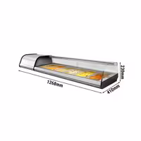 Premium PLUS izložbeni ormar za tapase – 4x GN 1/3