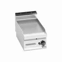 Chapa a gás - 6,9 kW - Lisa - Superfície de cozedura: 395x500mm
