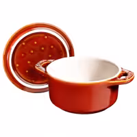 STAUB | CERAMIQUE - Mini Cocotte - Ø 100mm - rund - keramik - antik koppar