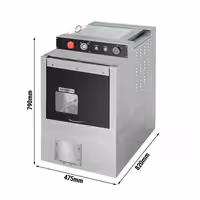 Stroj za dijeljenje tijesta - Snaga: 0,46 kW - Raspon težine porcija: ~50–300 g - Produktivnost: 800–1.200 kom/h
