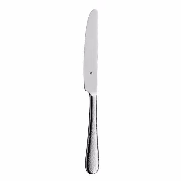 (12 pieces) WMF | Sitello Table Knife – 18/10 Stainless Steel - Polished - Hammered Finish