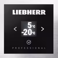 LIEBHERR | Chłodziarko-zamrażarka ze stali szlachetnej PERFECTION – 232 litry – z 1 szklaną i 1 pełną drzwiami