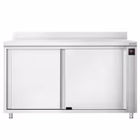 Szafa grzewcza PREMIUM – 1600 x 600 mm – cyfrowa – z rantem i drzwiami przesuwnymi