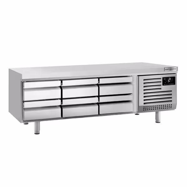 Rashladni pult (Low‑boy) - -2 do +8 °C - 2000 mm - 310 l - 6 ladica - 6x GN 1/1 - Za HR