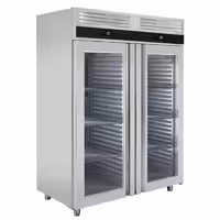 Szafa chłodniczo-mroźnicza PREMIUM – GN 2/1 – 1400 L – z 2 drzwiami szklanymi