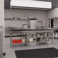 RST-työpöytä PREMIUM - 700x700 mm - alatasolla - sis. graniittityötason