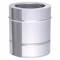 Ravna cijev - od nehrđajućeg čelika - Duljina: 250 mm - Ø 400 mm